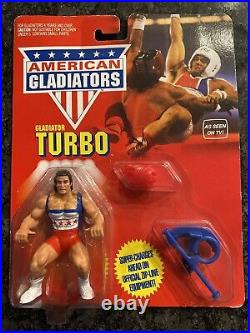 5 Figure Lot Vintage 1991 American Gladiators Action Toy Nitro Gemini Turbo Zap