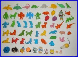 50+ Vintage Rubber Eraser Figures Diener Monsters dinosaurs creatures animals