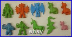 50+ Vintage Rubber Eraser Figures Diener Monsters dinosaurs creatures animals