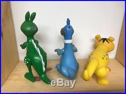 7 Vintage Toy Flintstones Dakin Figures Baby Puss Hopparoo Dino + Hanna Barbera