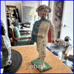 7 vintage cast metal/lead toy figures
