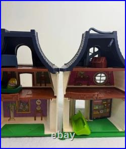 70s Romper Room Weebles Haunted House Complete With Original Box And Figures