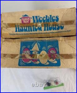 70s Romper Room Weebles Haunted House Complete With Original Box And Figures