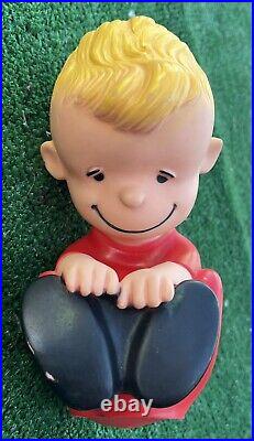 8 Vintage 1958 Hungerford Peanuts SCHRODER Figure Squeak Toy 50's Snoopy