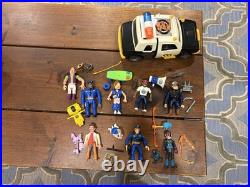 8 Vintage Kenner Police Academy Action Figure & Crazy Cruiser Lot 8 Vintage Kenner Police Academy Action Figure & Crazy Cruiser Lot
