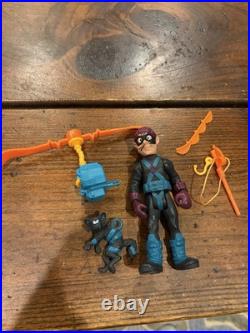 8 Vintage Kenner Police Academy Action Figure & Crazy Cruiser Lot