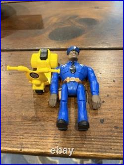 8 Vintage Kenner Police Academy Action Figure & Crazy Cruiser Lot