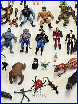 84+ Vintage 1980-90's Mattel He-Man MOTU Action Figure Predator Toy Lot
