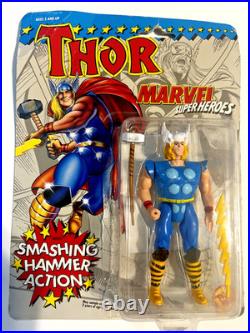 9 Vintage Marvel Super-Heroes Action Figure Lot (1989-1992, Toy Biz) Original