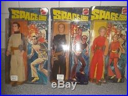 9 Vintage Mattel Space 1999 figures full set moc