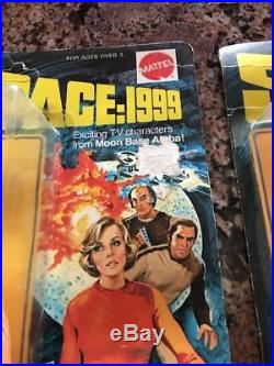 9 Vintage Rare Mattel 1975 Space 1999 Action Figures FACTORY SEALED