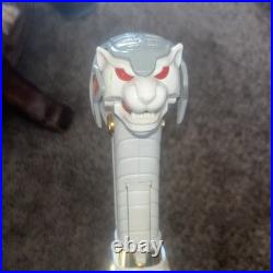 94 Vintage 17 Power Rangers Bandai White Gold Working Talking Saba Sword works