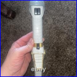 94 Vintage 17 Power Rangers Bandai White Gold Working Talking Saba Sword works