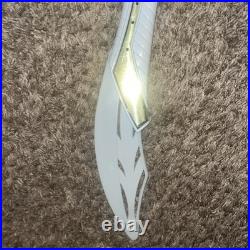 94 Vintage 17 Power Rangers Bandai White Gold Working Talking Saba Sword works