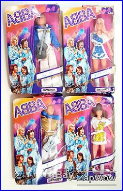 ABBA ACTION FIGURES 1973 Anna Frida Benny Bjorn Lesney Hasbro Matchbox Vintage 1