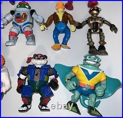 AS-IS VTG Teenage Mutant Ninja Turtles Playmates 24 Figure Lot TMNT READ