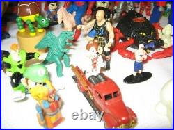 Action figures mixed toy lot Mighty Max Spiderman Teck Deck Dudes Some Vintage