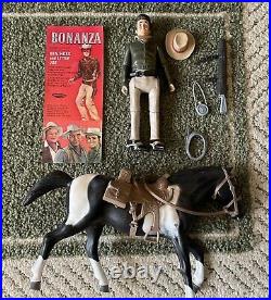 American Character Bonanza -Little Joe Cartwright Figure + Horse Rare