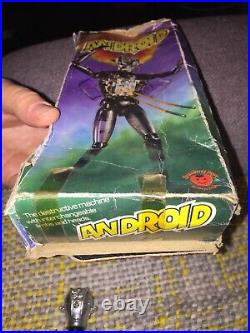 Android Action Figure Denys Fisher 70s Original Box With Missiles & Accessories