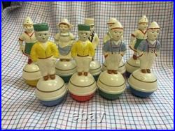 Antique 1930s German Toys Celluloid Roly Poly Character Figures Lot 11 DS02