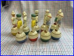 Antique 1930s German Toys Celluloid Roly Poly Character Figures Lot 11 DS02