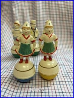 Antique 1930s German Toys Celluloid Roly Poly Character Figures Lot 11 DS02