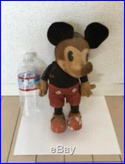 Antique 1930s Mickey Mouse Steiff Plush Figure Large Doll Toy Vintage Disney