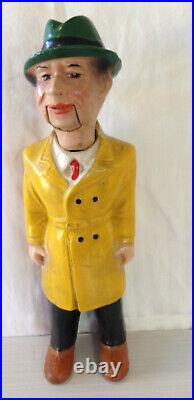 Antique Dick Tracy Ventriloquist Dummy Doll Figure Early 1930s