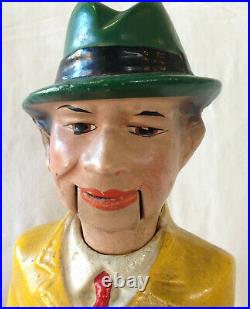 Antique Dick Tracy Ventriloquist Dummy Doll Figure Early 1930s