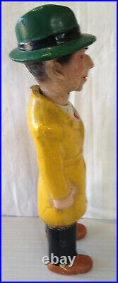 Antique Dick Tracy Ventriloquist Dummy Doll Figure Early 1930s