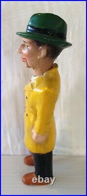 Antique Dick Tracy Ventriloquist Dummy Doll Figure Early 1930s