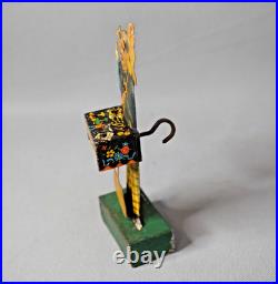 Antique German Kellermann Litho Tin Toy Ballon Man Vendor Seller Organ Grinder