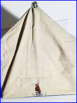 Antique Schoenhut Humpty Dumpty Circus Tent And Many Figures