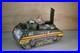 Antique Toy Tank Tin Wind-up Action Toy With Key Pop-up Gunner 1950 Mar Toys