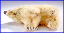 Antique Victorian White Polar Bear Figure Toy Vintage Doll