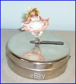 Antique toy circa 1894 The Magic Box spinning top dancing figures toy Boxed