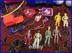 BIG LOT Vtg Kenner Toys The Real Ghostbusters Firehouse Figures Staypuff plush +