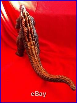BIG Vintage BURNING GODZILLA 1995 / BANDAI Sofubi PVC Figure Height 9 22cm TOY