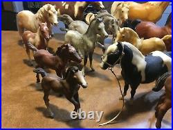 BREYER MOLDING HORSE & PONY MIXED LOT (16) Small & Large Figures VINTAGE TOY