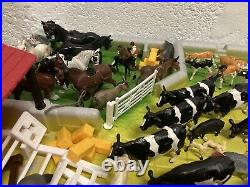 BRITAINS FARM PLAYBASE 4713 70+ ANIMALS FIGURES 1992 Boxed Likely Complete RARE