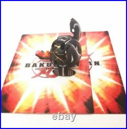 Bakugan Battle Brawlers Darkus Silver Gold Tuskor B1 450g Vintage Toy Great Gift