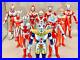 Bandai Japan Vintage Ultraman Soft Vinyl Figure 1980s Ultraman family Set of 10