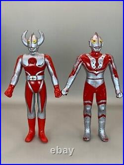 Bandai Japan Vintage Ultraman Soft Vinyl Figure 1980s Ultraman family Set of 10