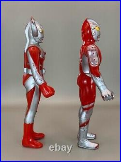 Bandai Japan Vintage Ultraman Soft Vinyl Figure 1980s Ultraman family Set of 10