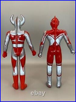 Bandai Japan Vintage Ultraman Soft Vinyl Figure 1980s Ultraman family Set of 10