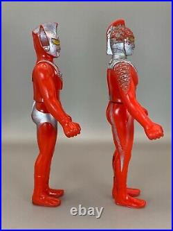 Bandai Japan Vintage Ultraman Soft Vinyl Figure 1980s Ultraman family Set of 10