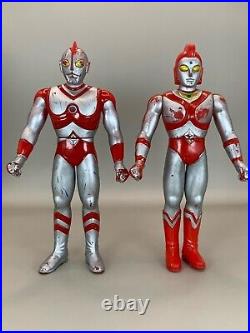 Bandai Japan Vintage Ultraman Soft Vinyl Figure 1980s Ultraman family Set of 10