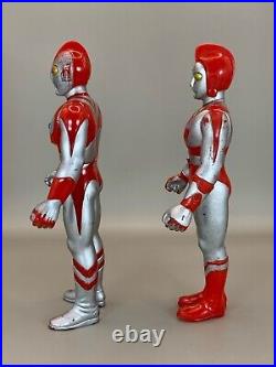 Bandai Japan Vintage Ultraman Soft Vinyl Figure 1980s Ultraman family Set of 10