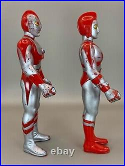 Bandai Japan Vintage Ultraman Soft Vinyl Figure 1980s Ultraman family Set of 10