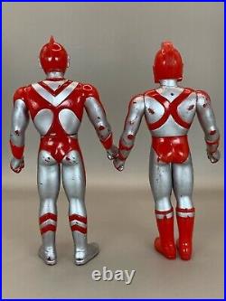 Bandai Japan Vintage Ultraman Soft Vinyl Figure 1980s Ultraman family Set of 10